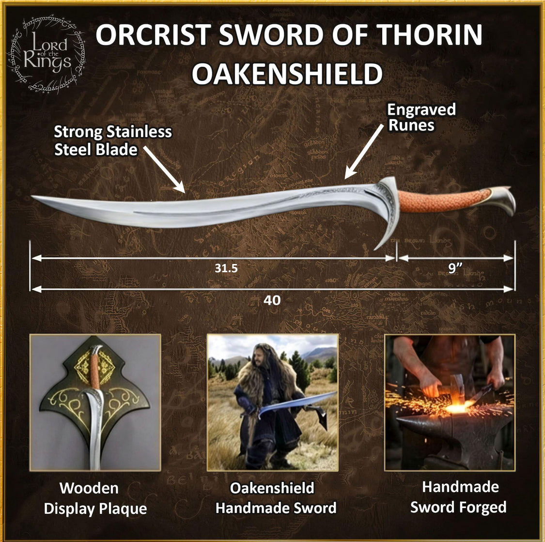 Sword Of Thorin Oakenshied Replica