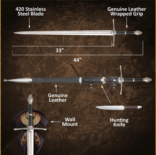 Aragorn Ragner Sword Replica