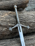 Scottish Claymore Sword – 42" Hand-Forged Highland Greatsword | Historical Two-Handed Scottish Sword Replica | Premium Collectible by Raptor Blades