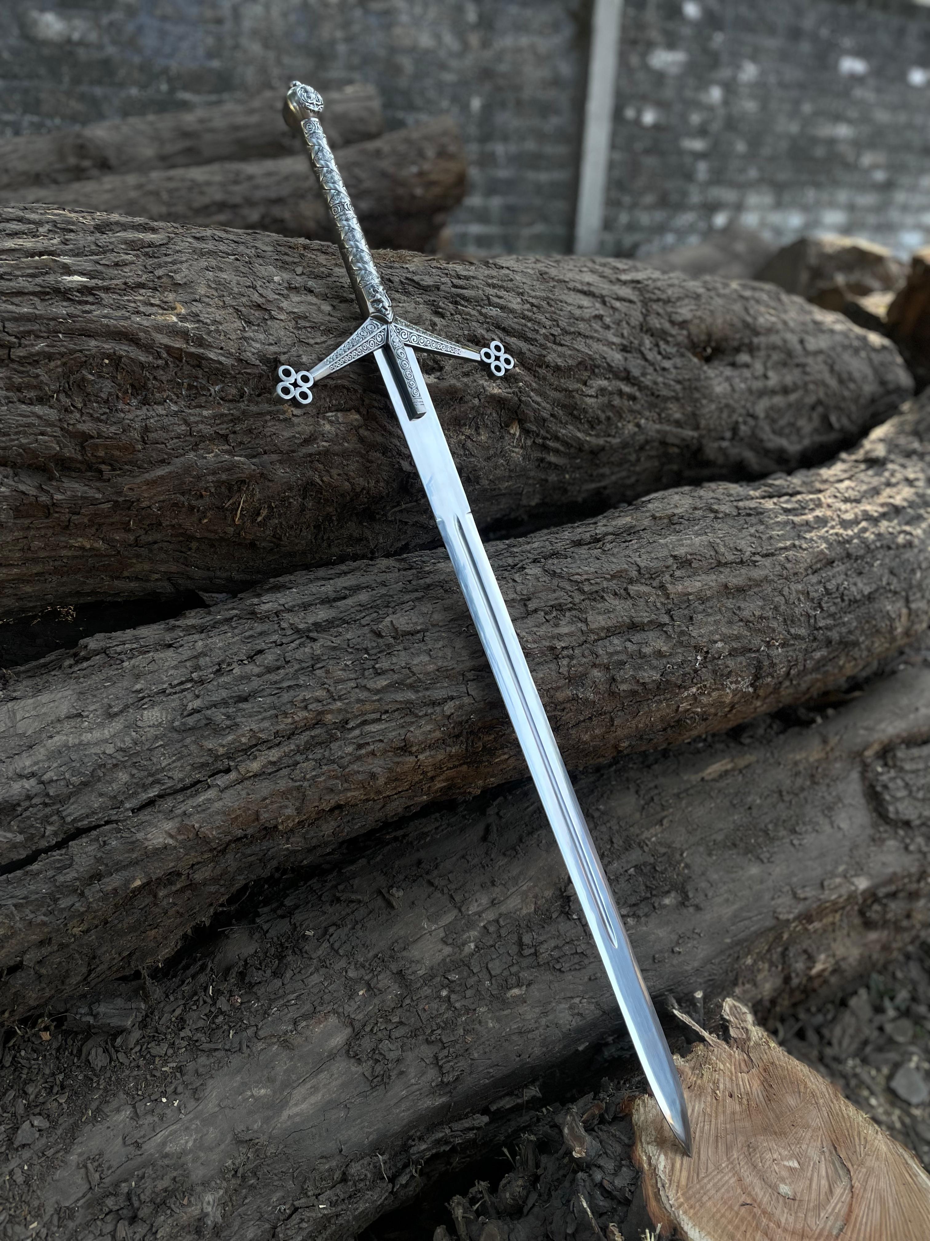 Scottish Claymore Sword – 42" Hand-Forged Highland Greatsword | Historical Two-Handed Scottish Sword Replica | Premium Collectible by Raptor Blades