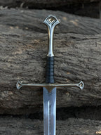 Anduril Narsil Sword Replica With Wooden Plaque And Scabbard